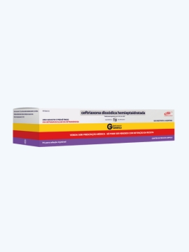 CEFTRIAXONA 1G IV C/50 F/A S/DIL (GEN)