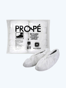 SAPATILHA DESC.( PRO-PE) BRANCA PCT/100 UND   