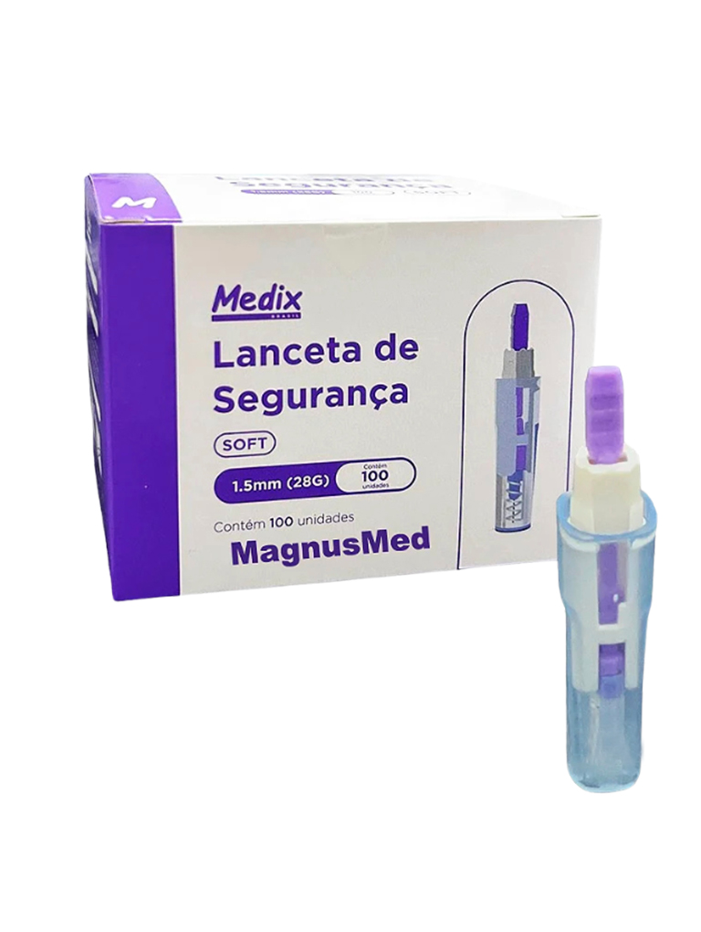 Lanceta de Segurança com Agulha Retrátil 28G 